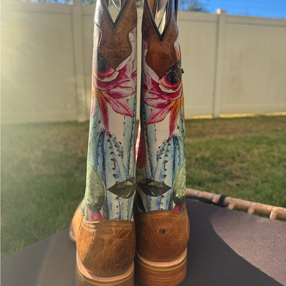 Tin Haul Women's 7.5 Cactus Boots NWT - Picture 9 of 15